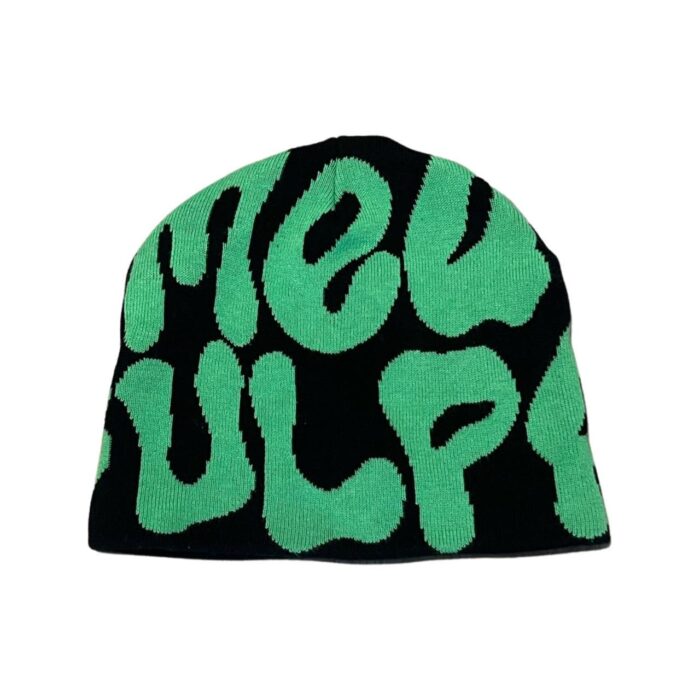 Authentic Mea Culpa Beanie unisex – black & green