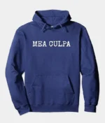 Mea Culpa Pullover Hoodie Navy Blue