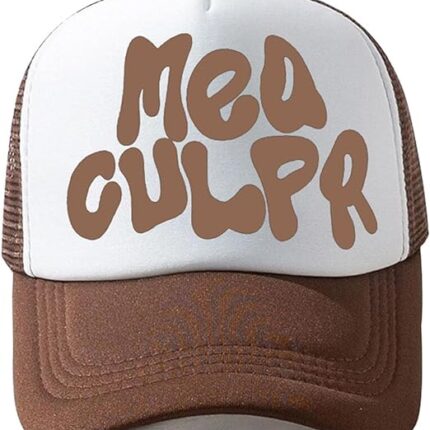 Mea culpa trucker hat – Brown