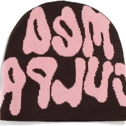 letter print Mea Culpa Beanie