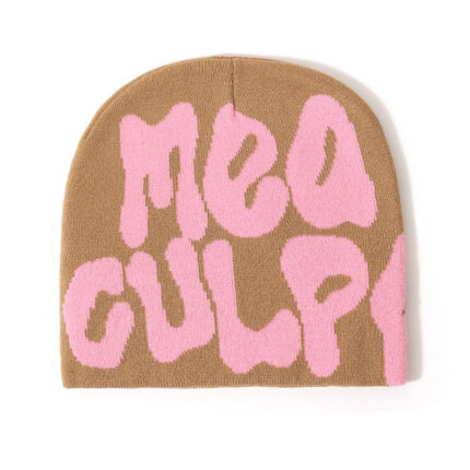 Kahki Pink Mea Culpa Beanie