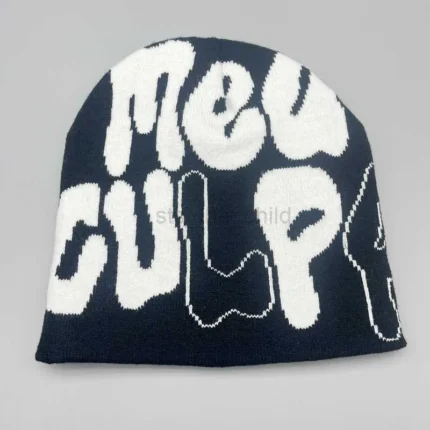 Mea Culpa Hollow Knitted Beanies