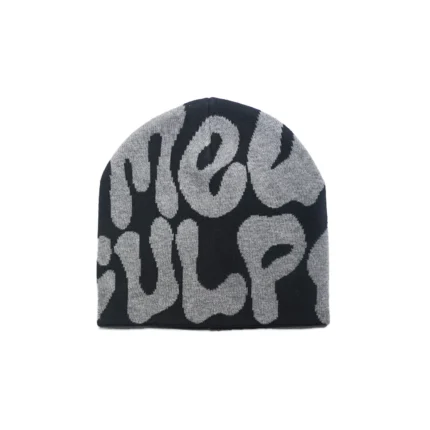 Mea Culpa Fun Day Beanie Black & Grey