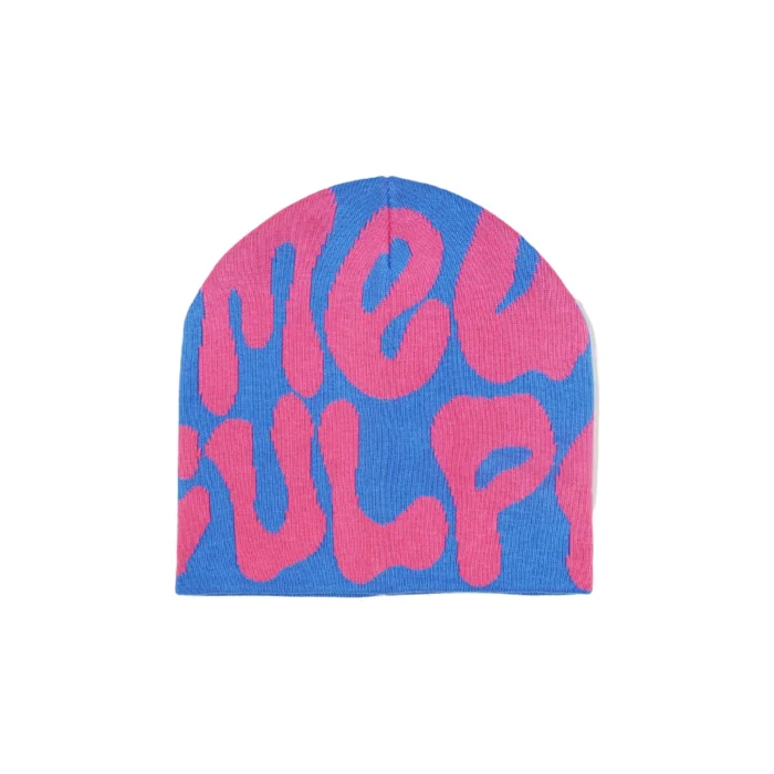 Mea Culpa Fun Day Beanie Blue & Pink