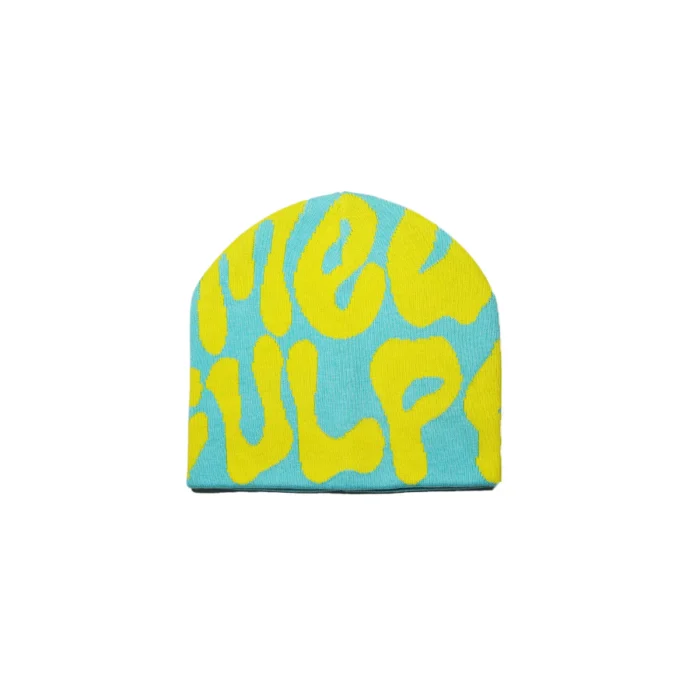 Mea Culpa Fun Day Beanie Blue & Yellow