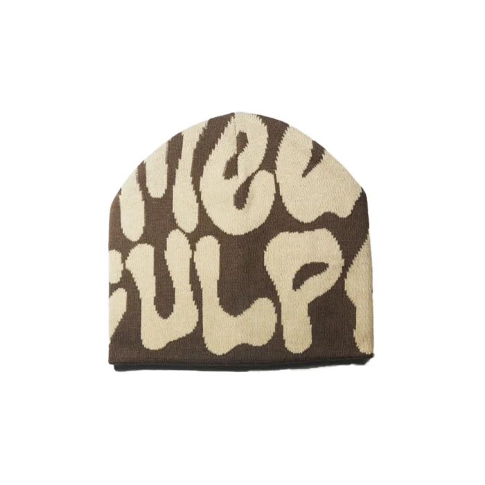 Mea Culpa Fun Day Beanie Brown & Beige