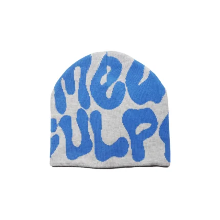 Mea Culpa Fun Day Beanie Grey & Blue