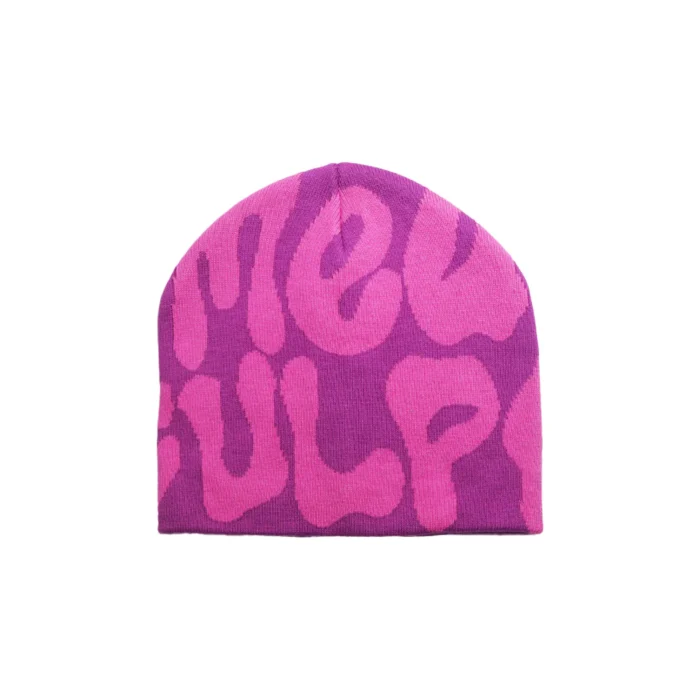 Mea Culpa Fun Day Beanie Purple & Pink